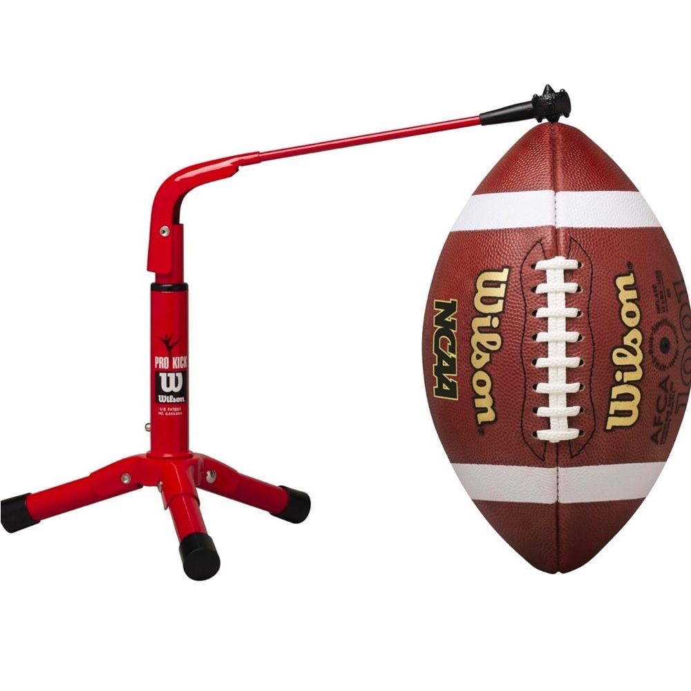 Wilson Pro Kick Football Holder Red​